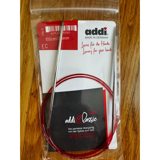 Addi Classic Lace 100cm Sabit Misinalı Şiş