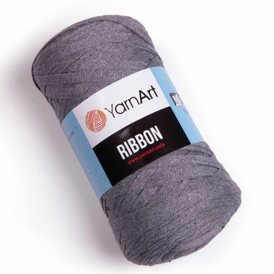 Yarnart Ribbon 774 Koyu Gri %60 Pamuk – %40 Viskoz & Polyester