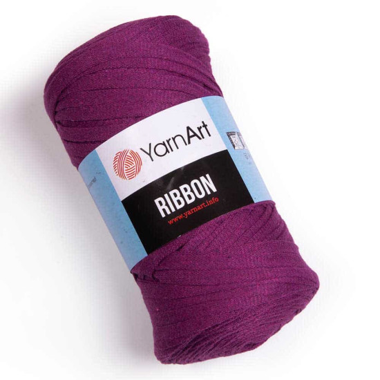 Yarnart Ribbon 777 Mürdüm %60 Pamuk – %40 Viskoz & Polyester