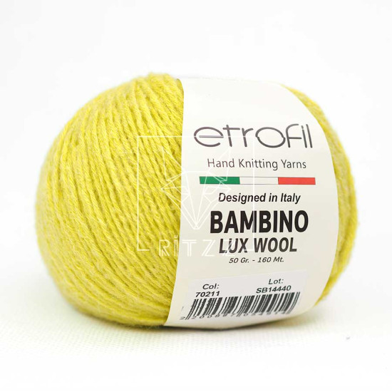 Etrofil Bambino Lux Wool 70211 Sarı 