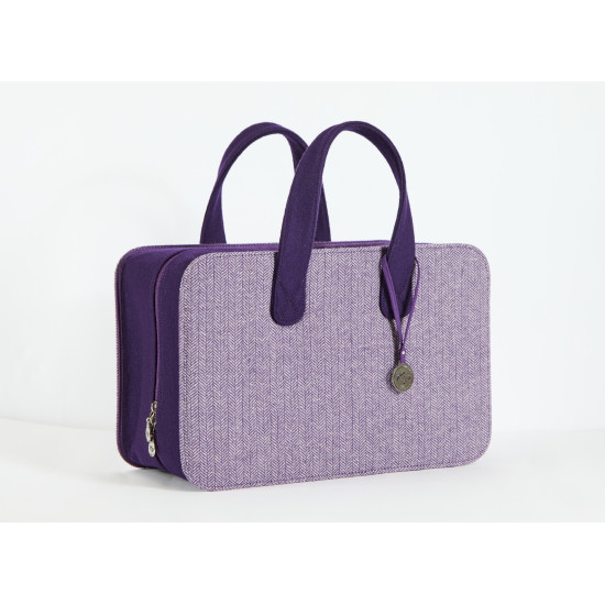 Snug Doktor Çantası - Purple Tweed & Felt (küçük) - 12833-önsipariş